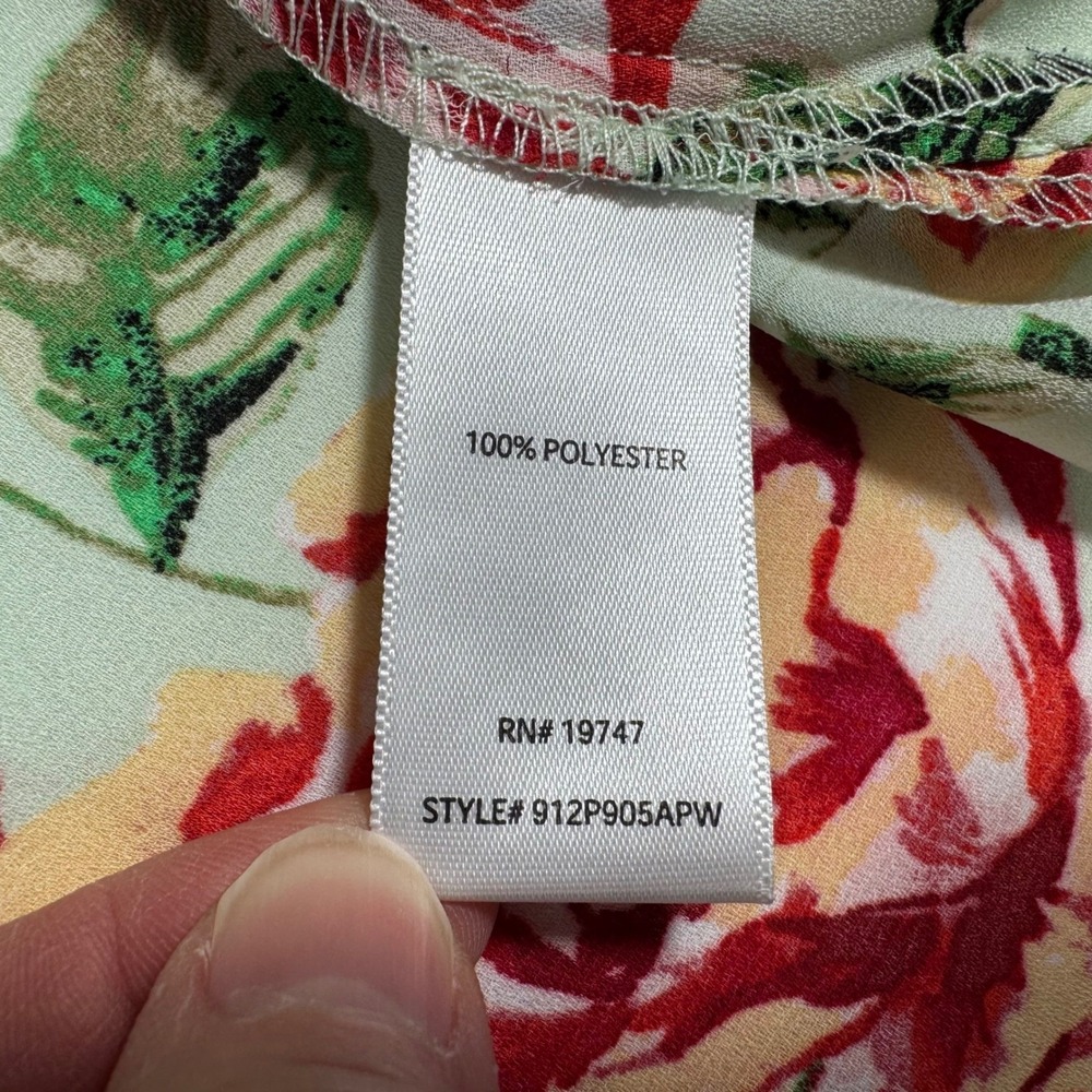 The Pioneer Woman Mint Green Floral Kimono Wrap Red Rose XXL/XXXL 912P905APW - Picture 5 of 7